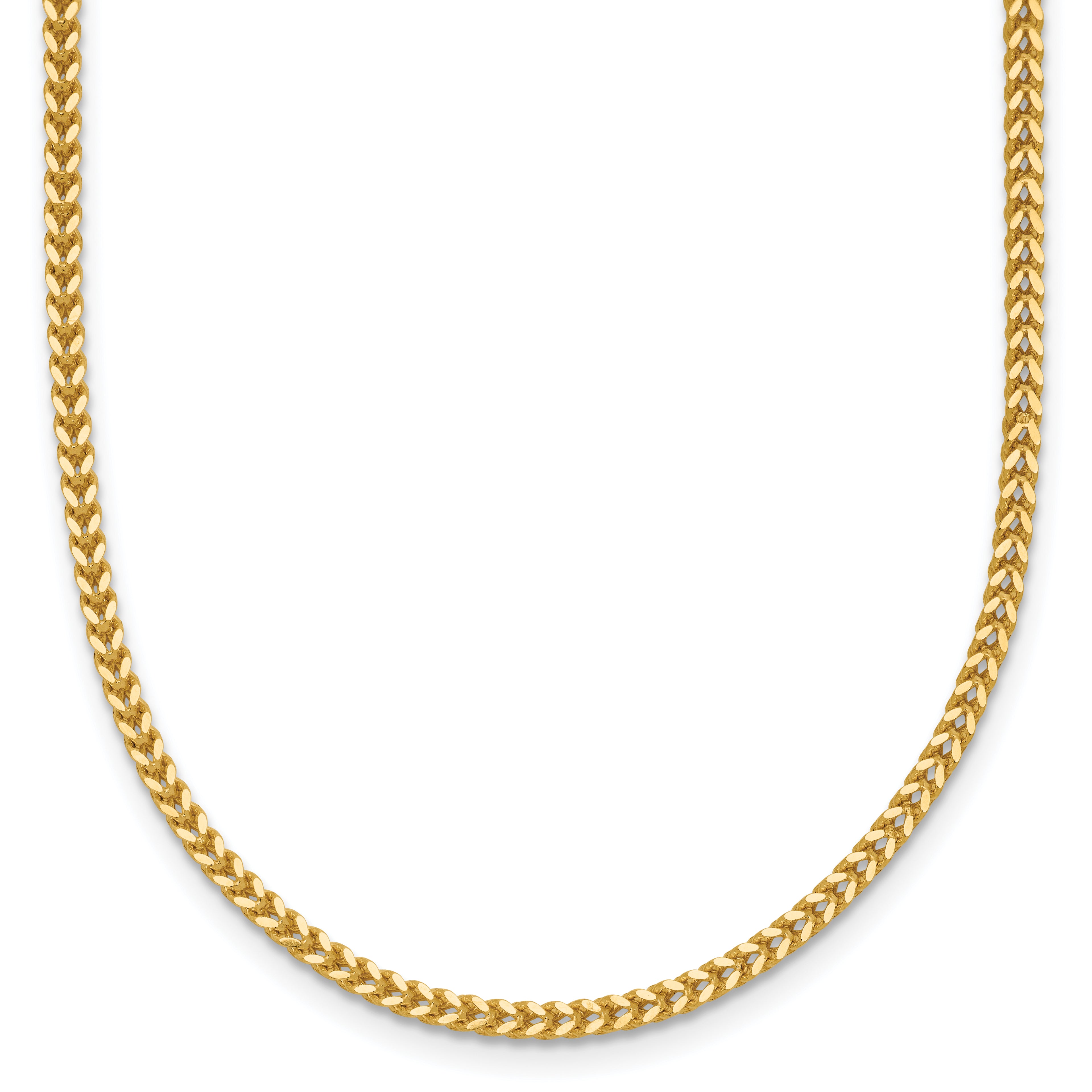 14K 1.4mm Franco with Lobster Clasp Chain