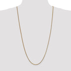 14K 30 inch 1.5mm Franco with Lobster Clasp Chain