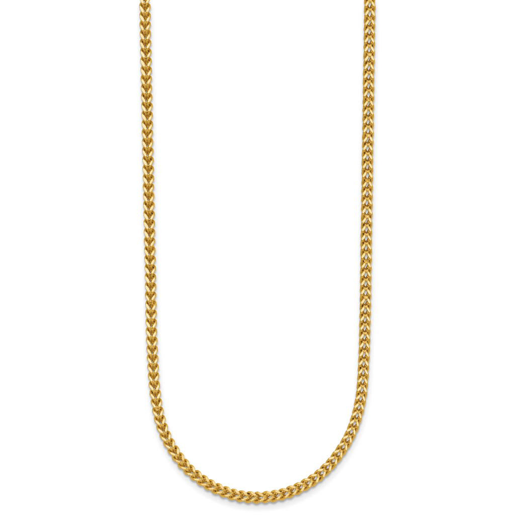 14K 2mm Franco with Lobster Clasp Chain