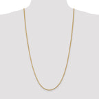 14K 2mm Franco with Lobster Clasp Chain
