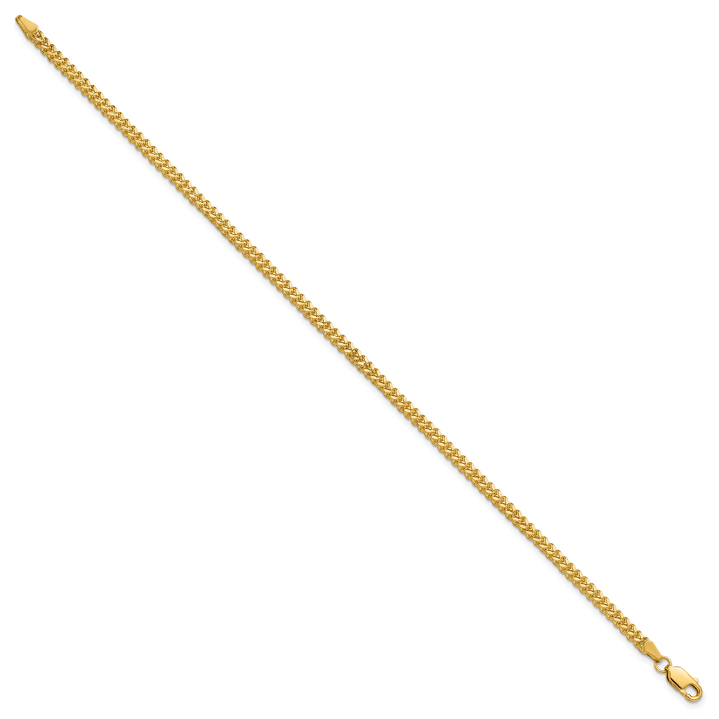 14K 2mm Franco with Lobster Clasp Chain