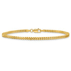 14K 2mm Franco with Lobster Clasp Chain