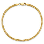 14K 2mm Franco with Lobster Clasp Chain