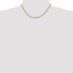 14K 16 inch 2.3mm Franco with Lobster Clasp Chain