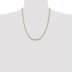 14K 22 inch 2.3mm Franco with Lobster Clasp Chain