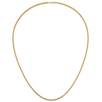 14K 30 inch 2.3mm Franco with Lobster Clasp Chain
