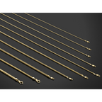 14K 3.7mm Franco with Fancy Lobster Clasp Chain