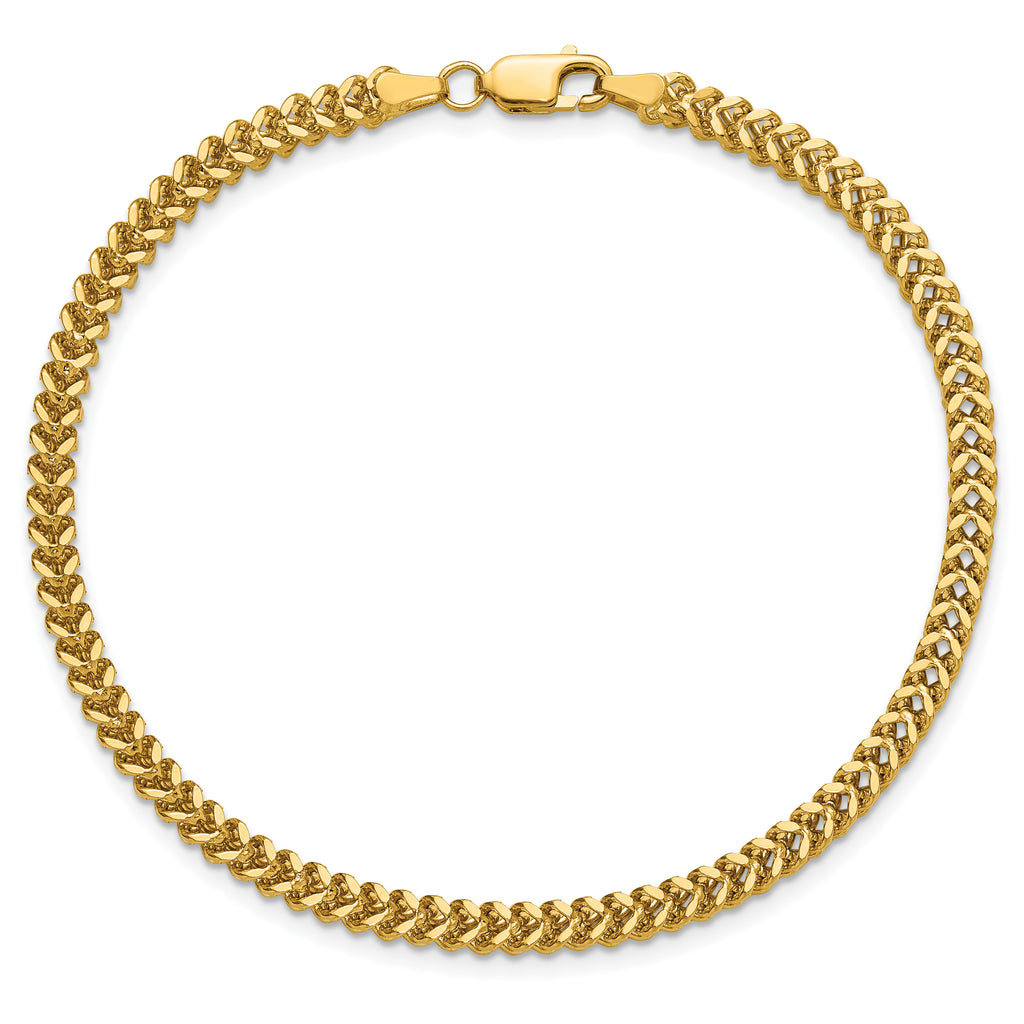 14K 2.5mm Franco with Lobster Clasp Chain