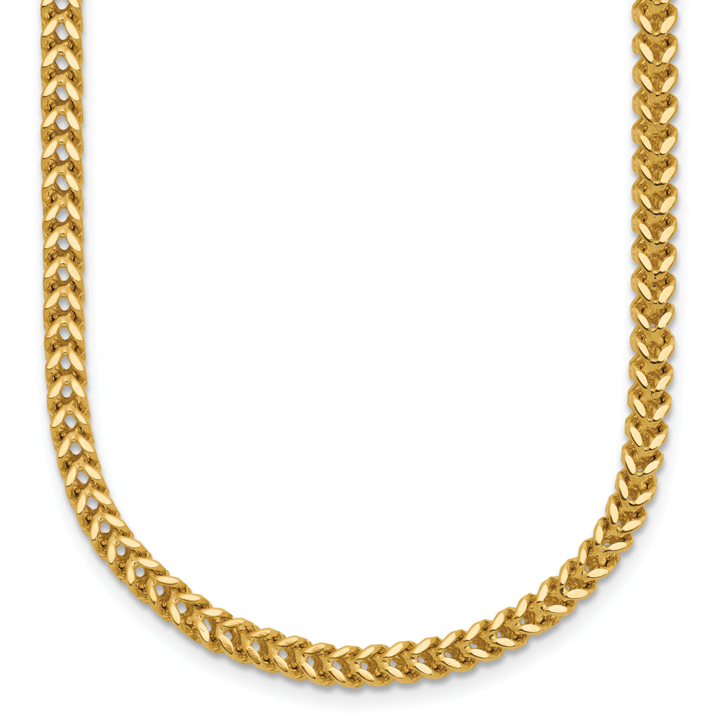14K 2.5mm Franco with Lobster Clasp Chain