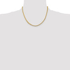 14K 3.7mm Franco with Fancy Lobster Clasp Chain