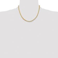 14K 18 inch 3.7mm Franco with Fancy Lobster Clasp Chain
