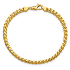 14K 3.7mm Franco with Fancy Lobster Clasp Chain