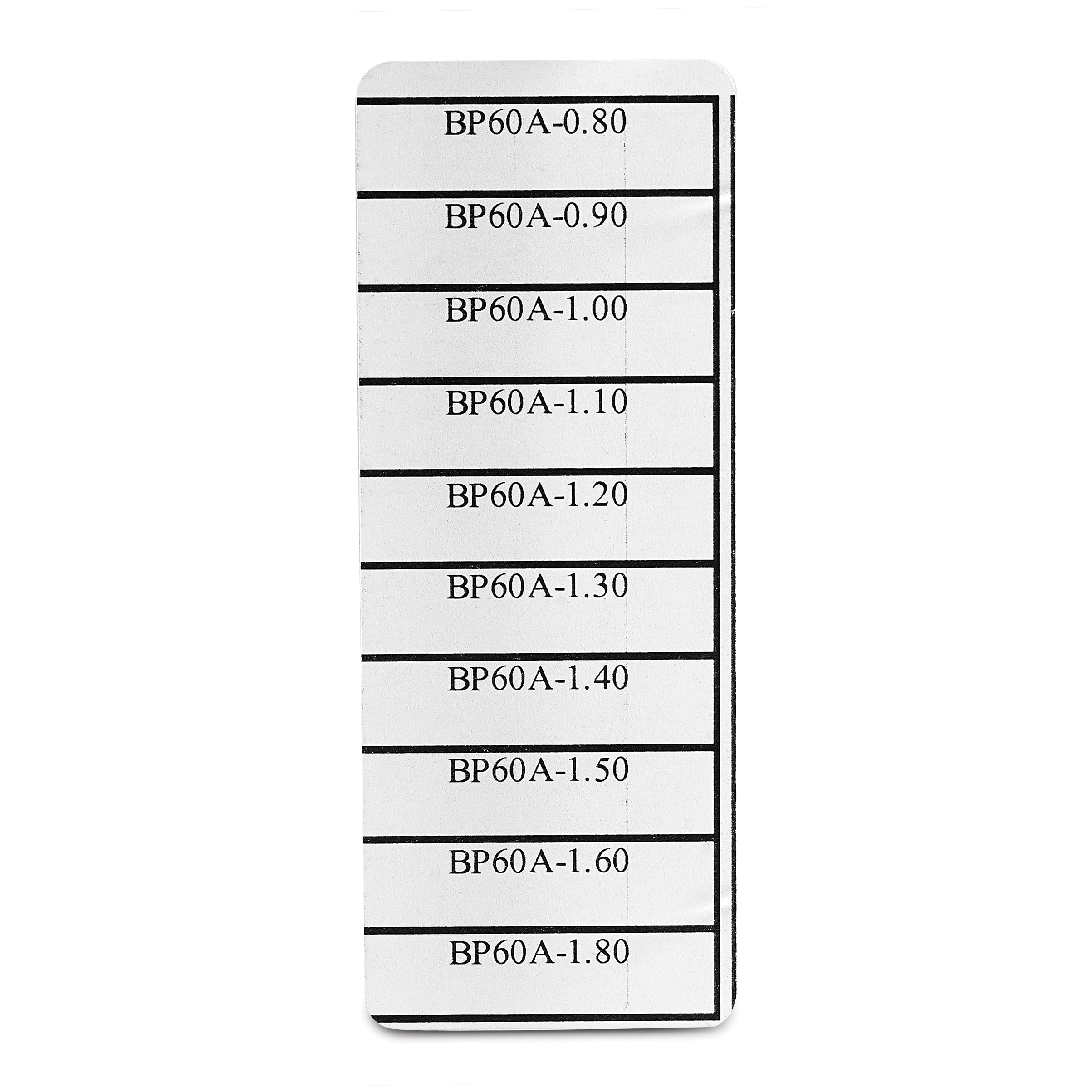 60-piece Stainless Steel with Stamped Ends Pin Assortment