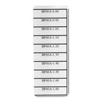 60-piece Stainless Steel with Stamped Ends Pin Assortment