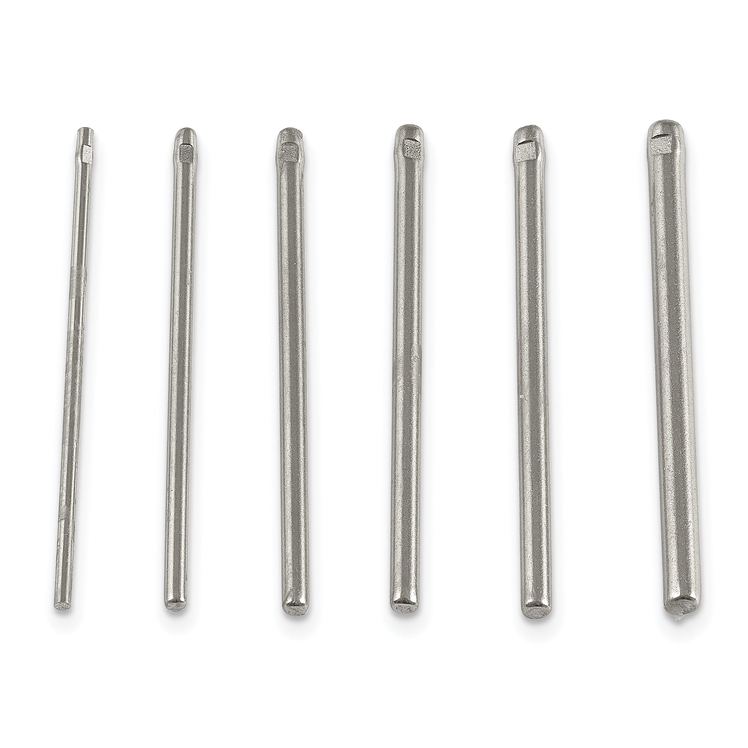 60-piece Stainless Steel with Stamped Ends Pin Assortment Main image
