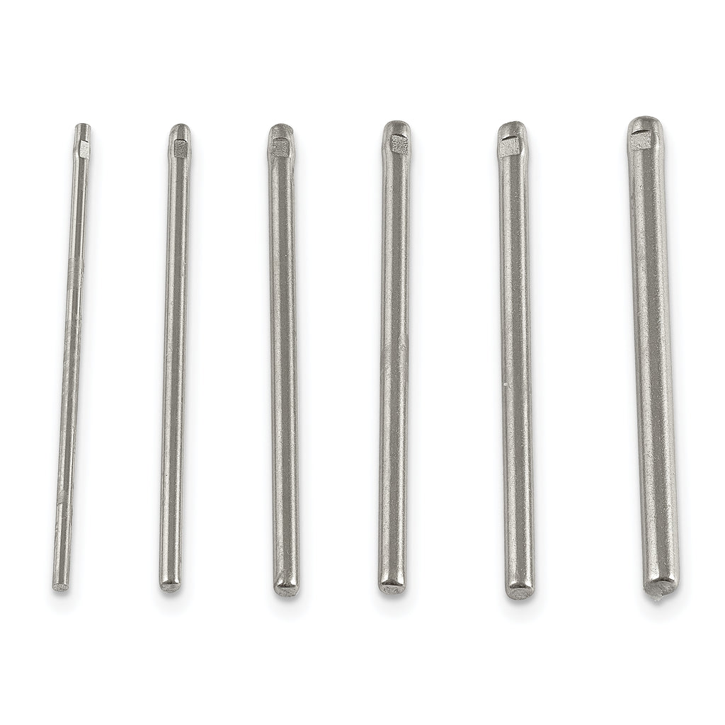 60-piece Stainless Steel with Stamped Ends Pin Assortment