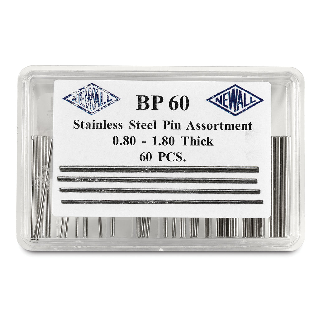 60-piece Stainless Steel Pin Assortment