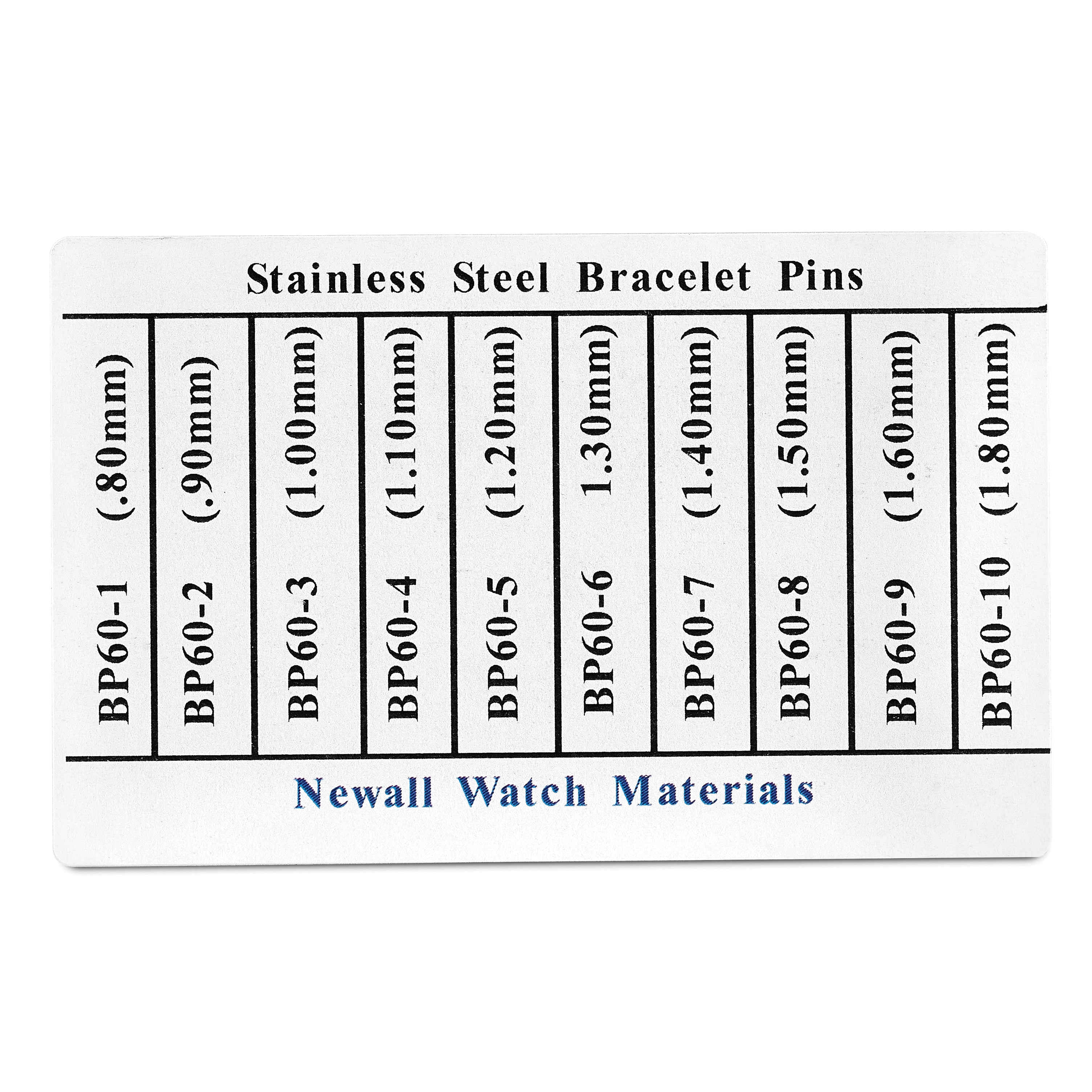 60-piece Stainless Steel Pin Assortment