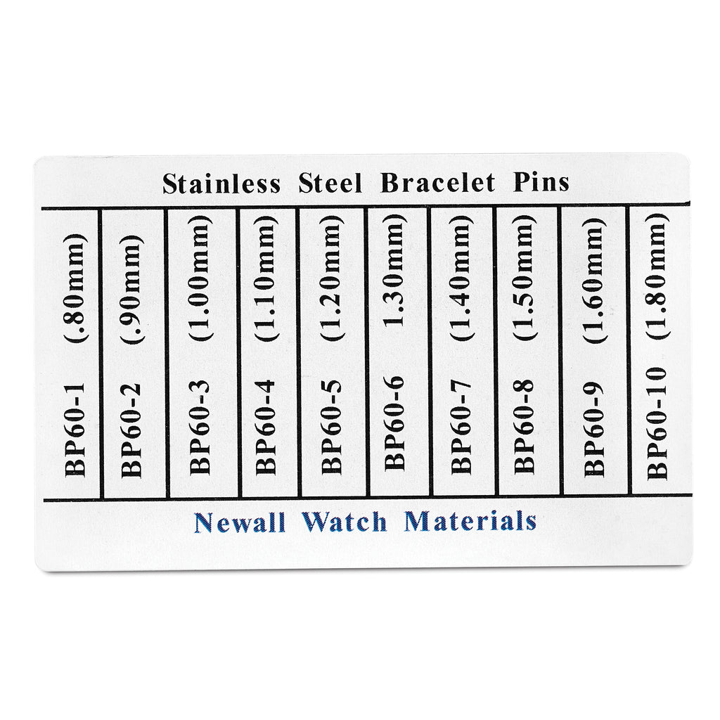 60-piece Stainless Steel Pin Assortment