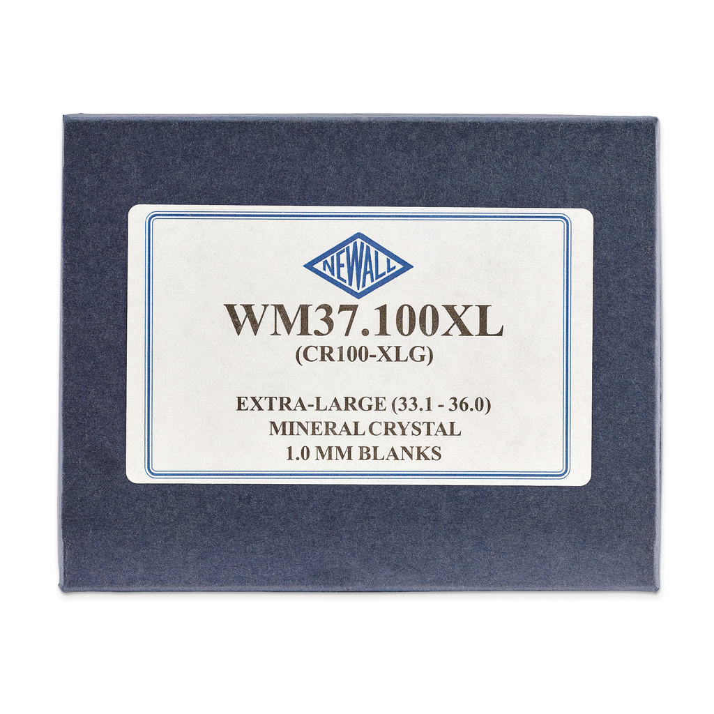 60-piece 1.00mm Extra-Wide Flat Mineral Crystal Assortment