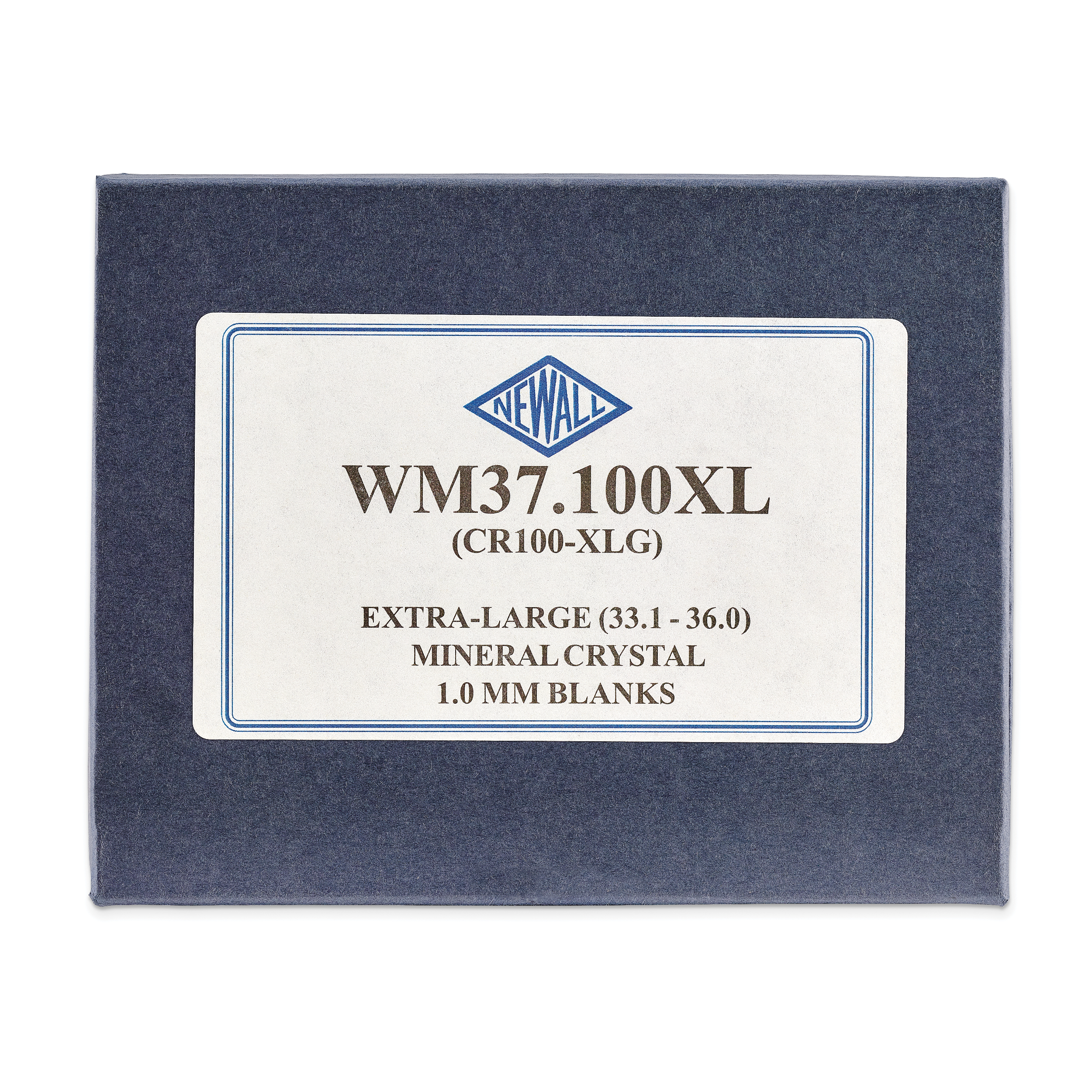 60-piece 1.00mm Extra-Wide Flat Mineral Crystal Assortment