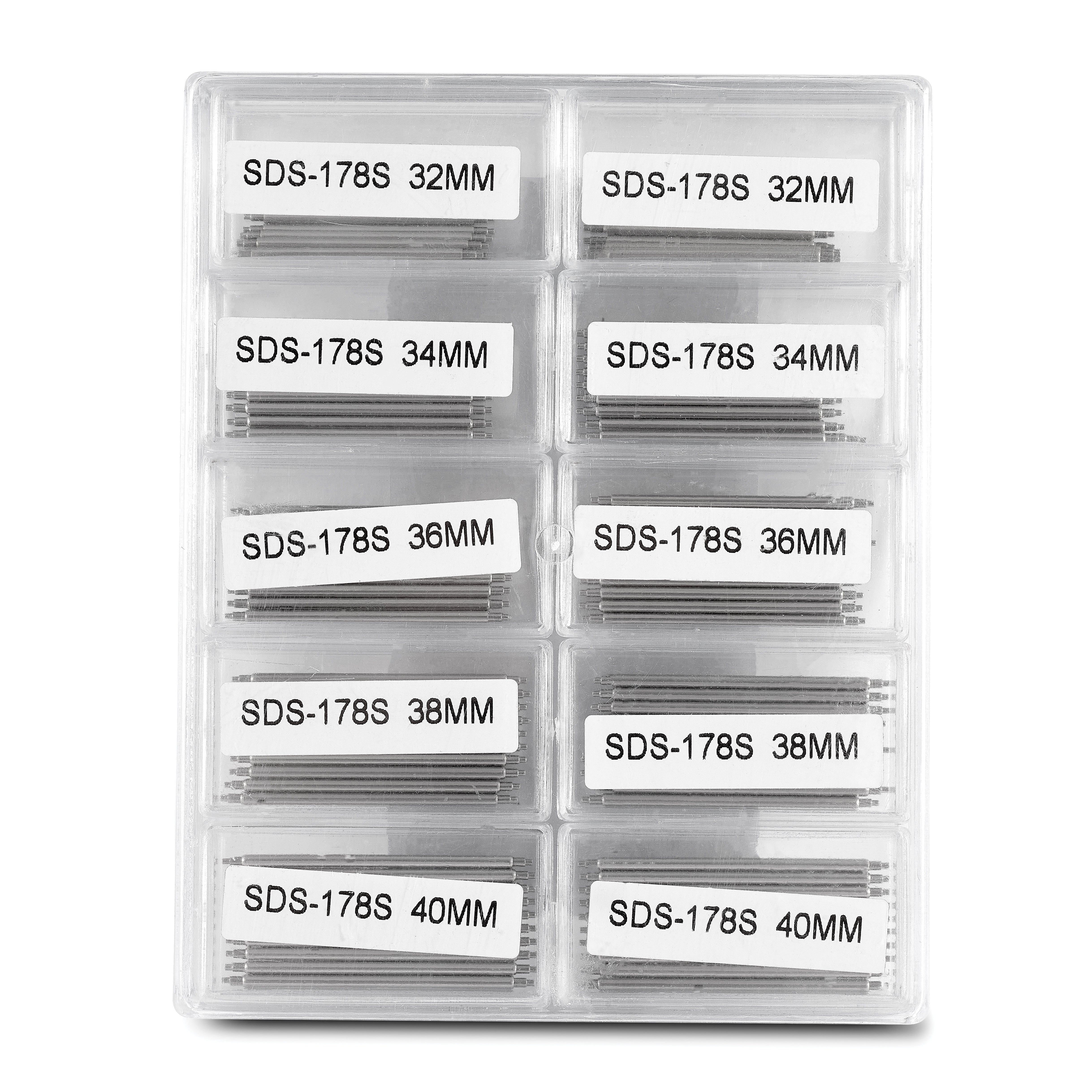 100-piece Extra-Wide (32-40mm) Spring Bar Kit