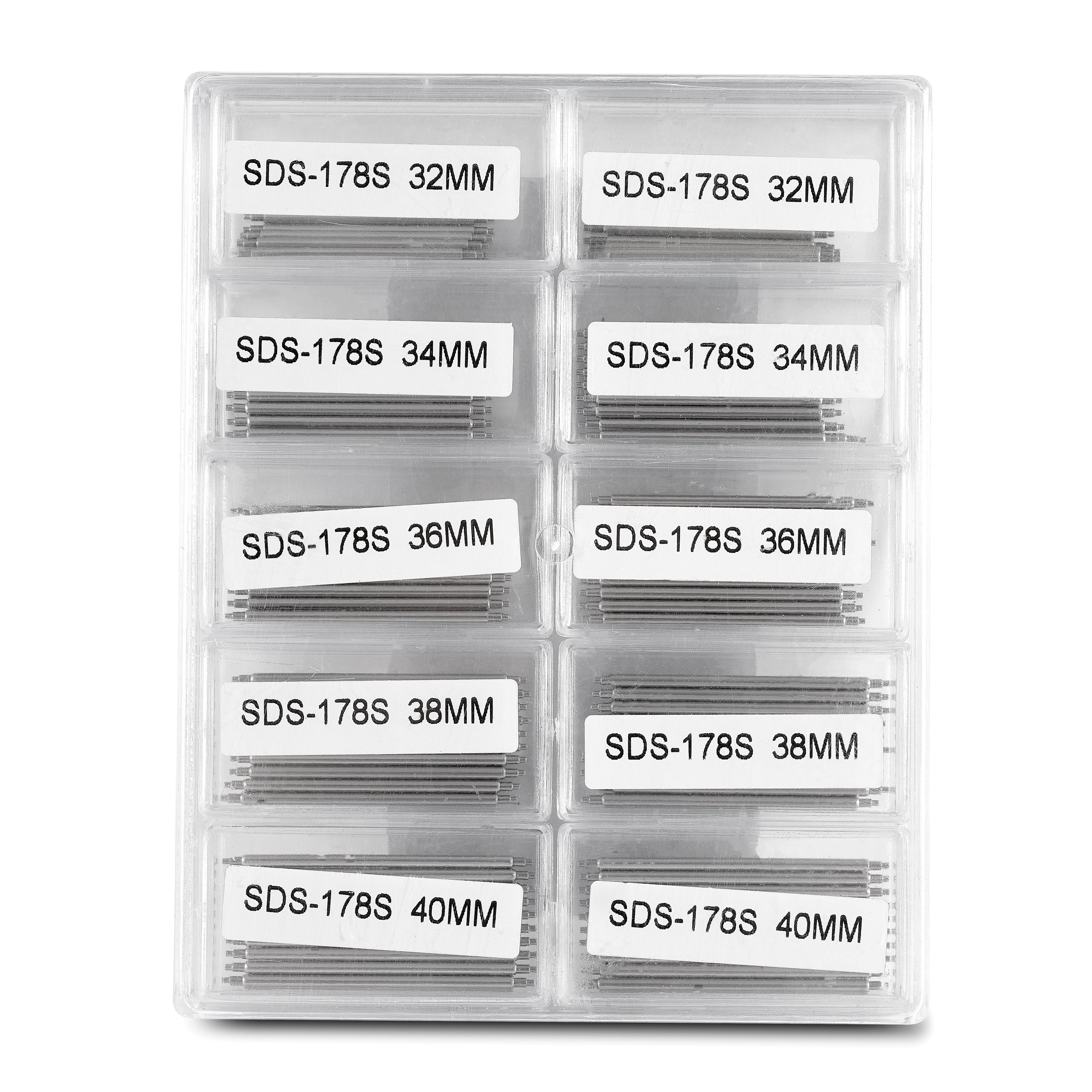 100-piece Extra-Wide (32-40mm) Spring Bar Kit