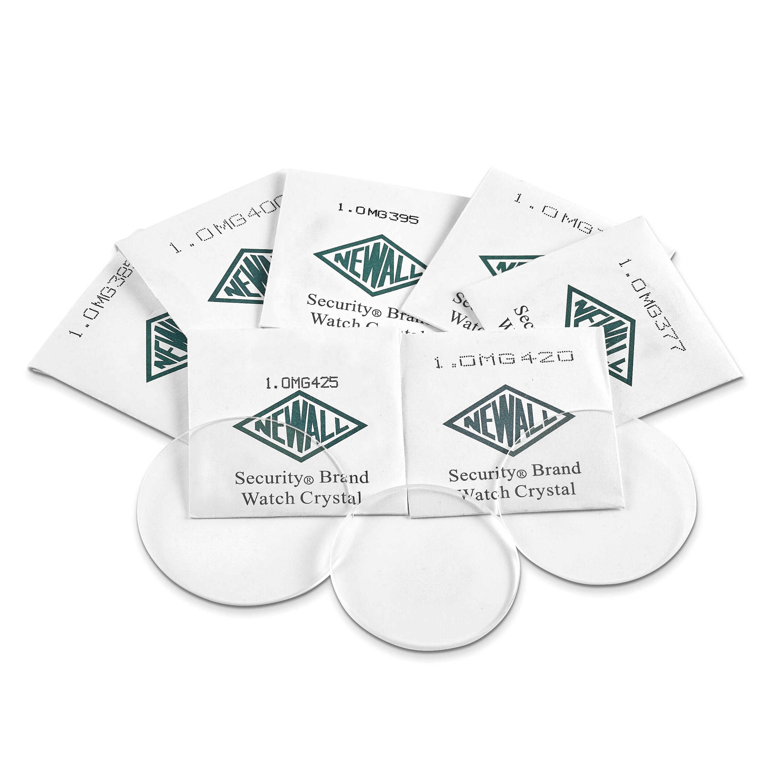 50 piece Extra-Wide Flat 1.0mm Mineral Glass Crystal Kit