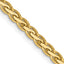 14K 24 inch 2.8mm Flat Wheat with Lobster Clasp Chain