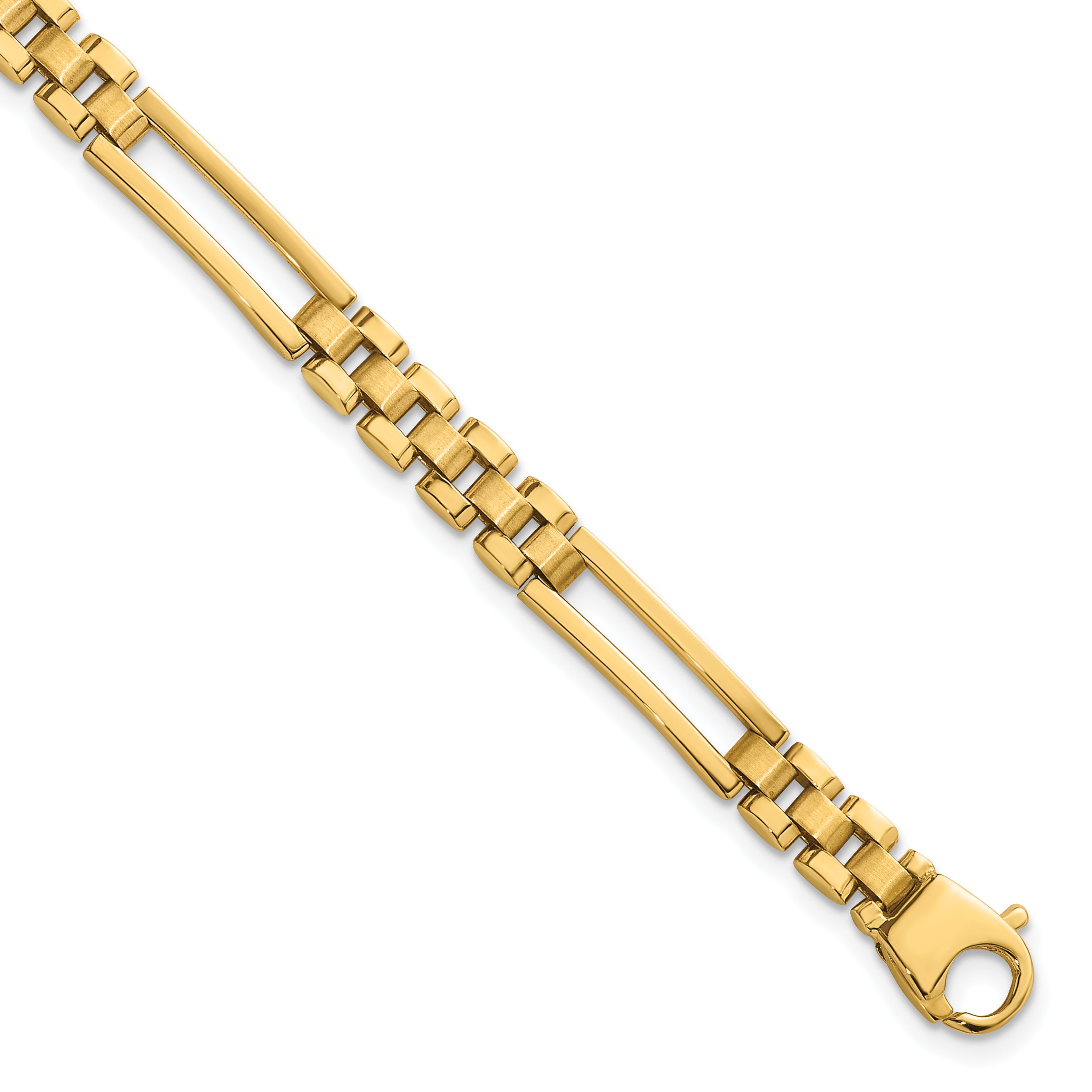 14k Polished 6mm Fancy Open Multi Link 8 inch Bracelet Main image
