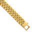 14k Brushed and Polished 12mm Fancy Link 8.5 inch Mens Bracelet