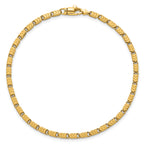 14k Polished 2.6mm Fancy Chevron Link 8.25 inch Bracelet