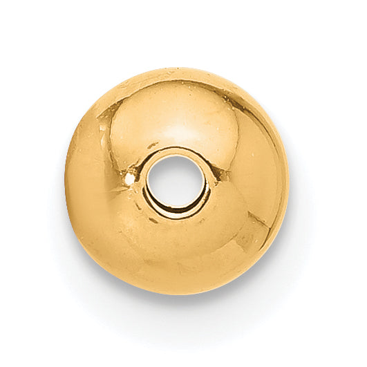 14K Yellow Gold-Filled 6mm Polished Bead â€“ Pack of 1