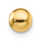14K Yellow Gold-Filled 6mm Polished Bead â€“ Pack of 1