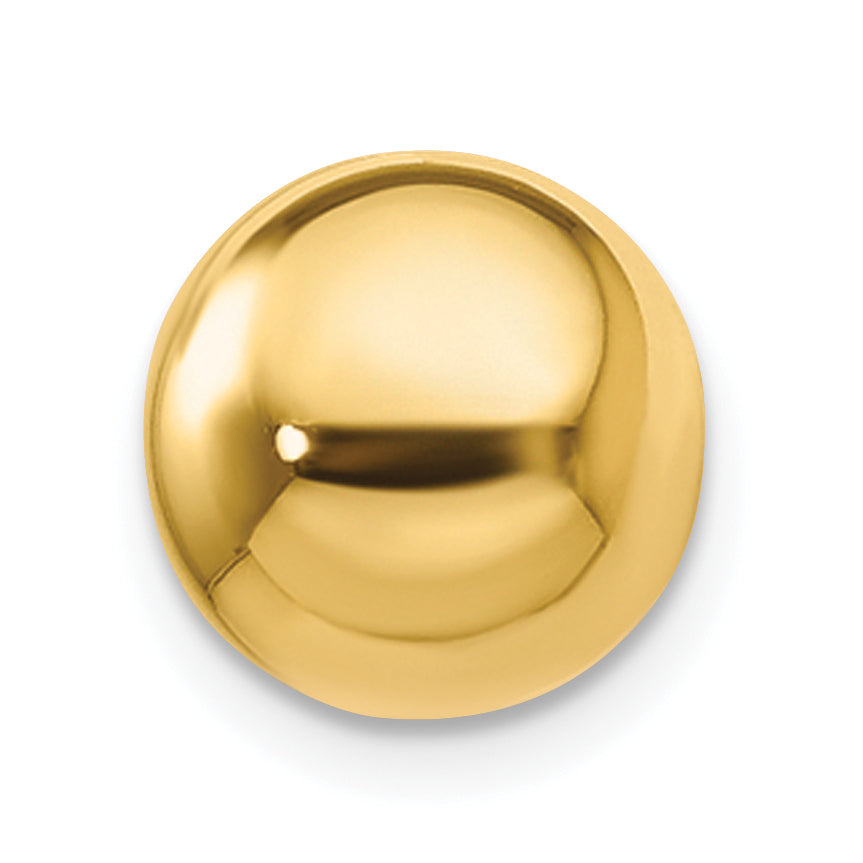 1/20 14K Gold Filled 10.0mm Polished Medium Hole Bead