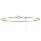 1/20 14K Gold Filled 1.15mm Adjusable Add-a-Bead Cable Bracelet