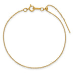 1/20 14K Gold Filled 1.15mm Adjusable Add-a-Bead Cable Bracelet