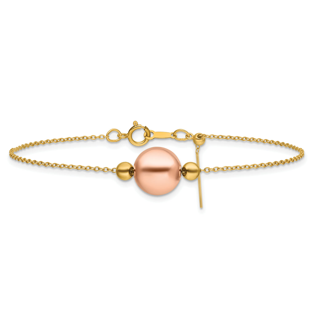 1/20 14K Gold Filled 1.15mm Adjusable Add-a-Bead Cable Bracelet