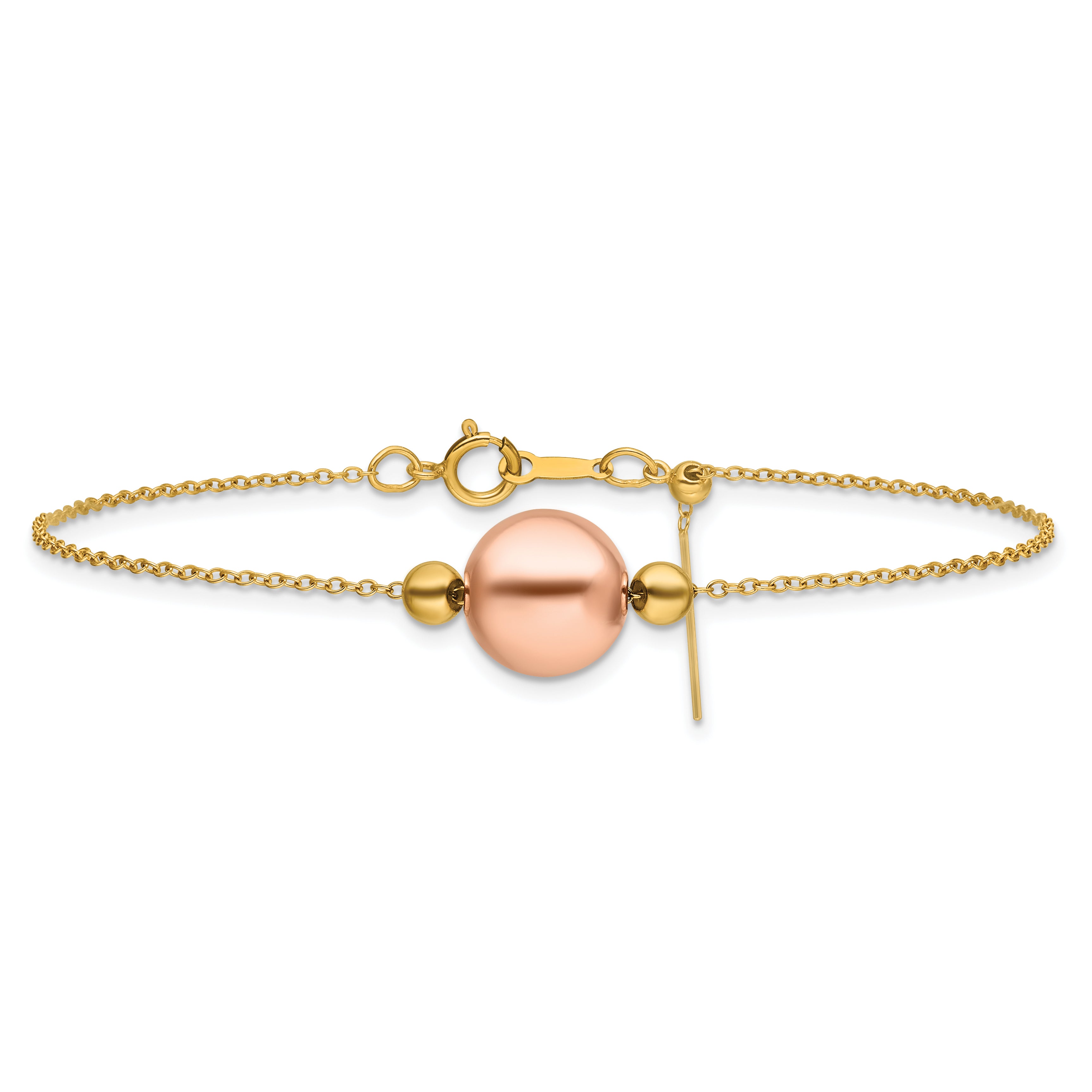 1/20 14K Gold Filled 1.15mm Adjusable Add-a-Bead Cable Bracelet