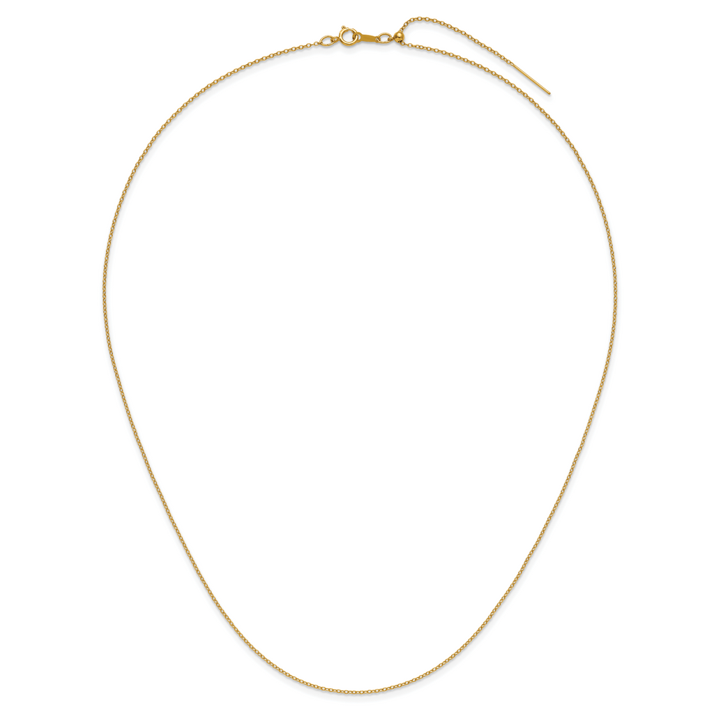 1/20 14K Gold Filled 1.15mm Adjustable Add-A-Bead Cable Chain