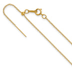 1/20 14K Gold Filled 1.15mm Adjustable Add-A-Bead Cable Chain