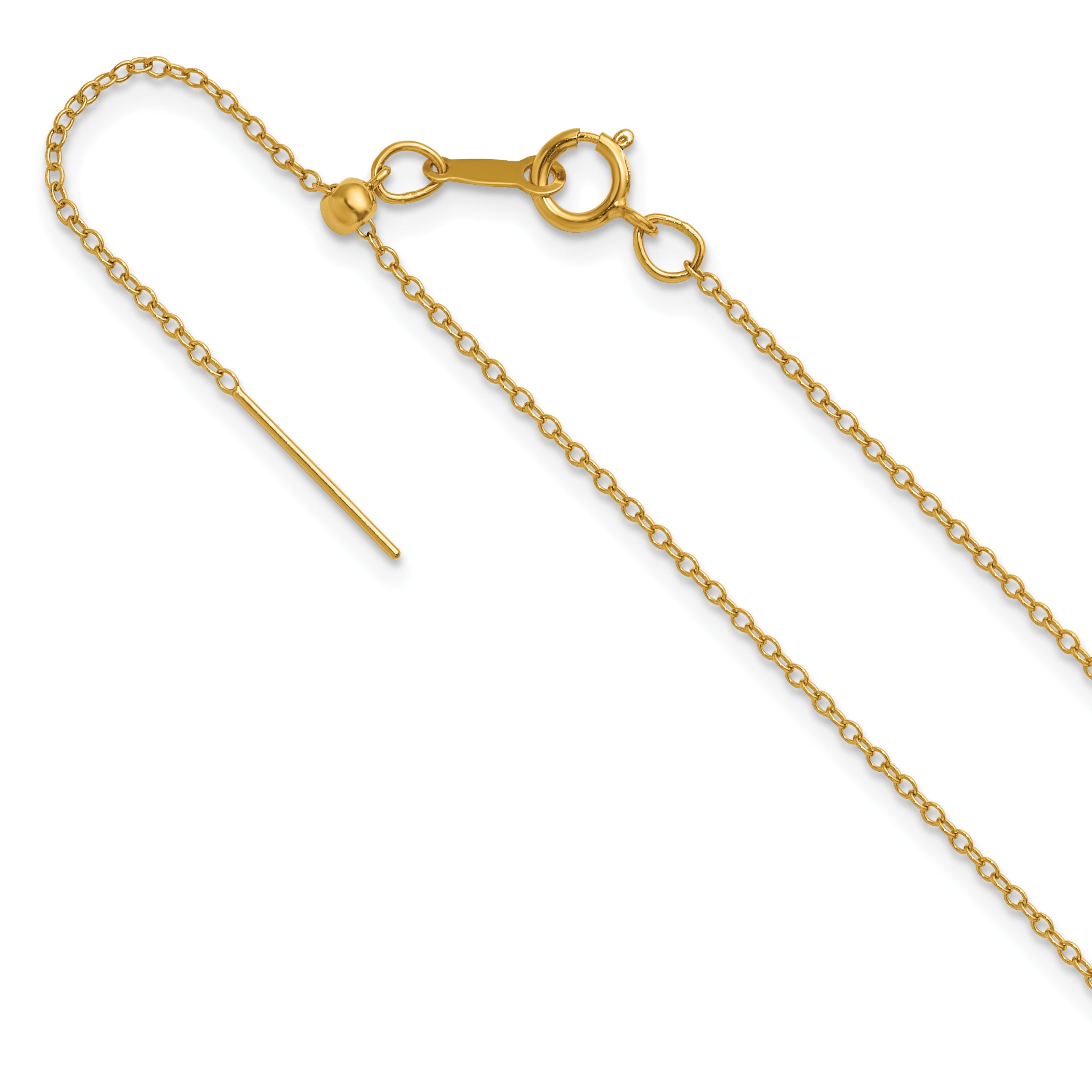 1/20 14K Gold Filled 1.15mm Adjustable Add-A-Bead Cable Chain