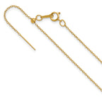 1/20 14K Gold Filled 1.15mm Adjustable Add-A-Bead Cable Chain