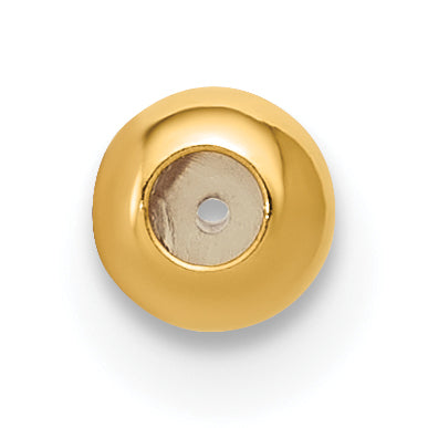 1/20 14K Gold Filled 4.0mm w/ID Silicone Polished Bead Secondary image