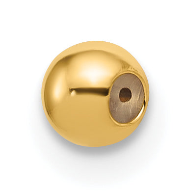 1/20 14K Gold Filled 4.0mm w/ID Silicone Polished Bead