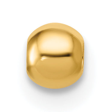 1/20 14K Gold Filled 4.0mm w/ID Silicone Polished Bead Main image