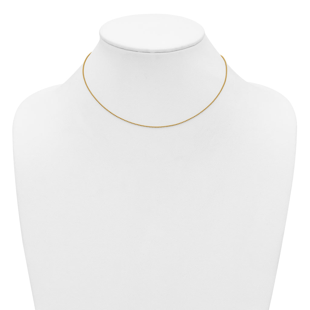 1/20 14K Gold Filled 1.0mm Adjustable Add-A-Bead Beaded Chain