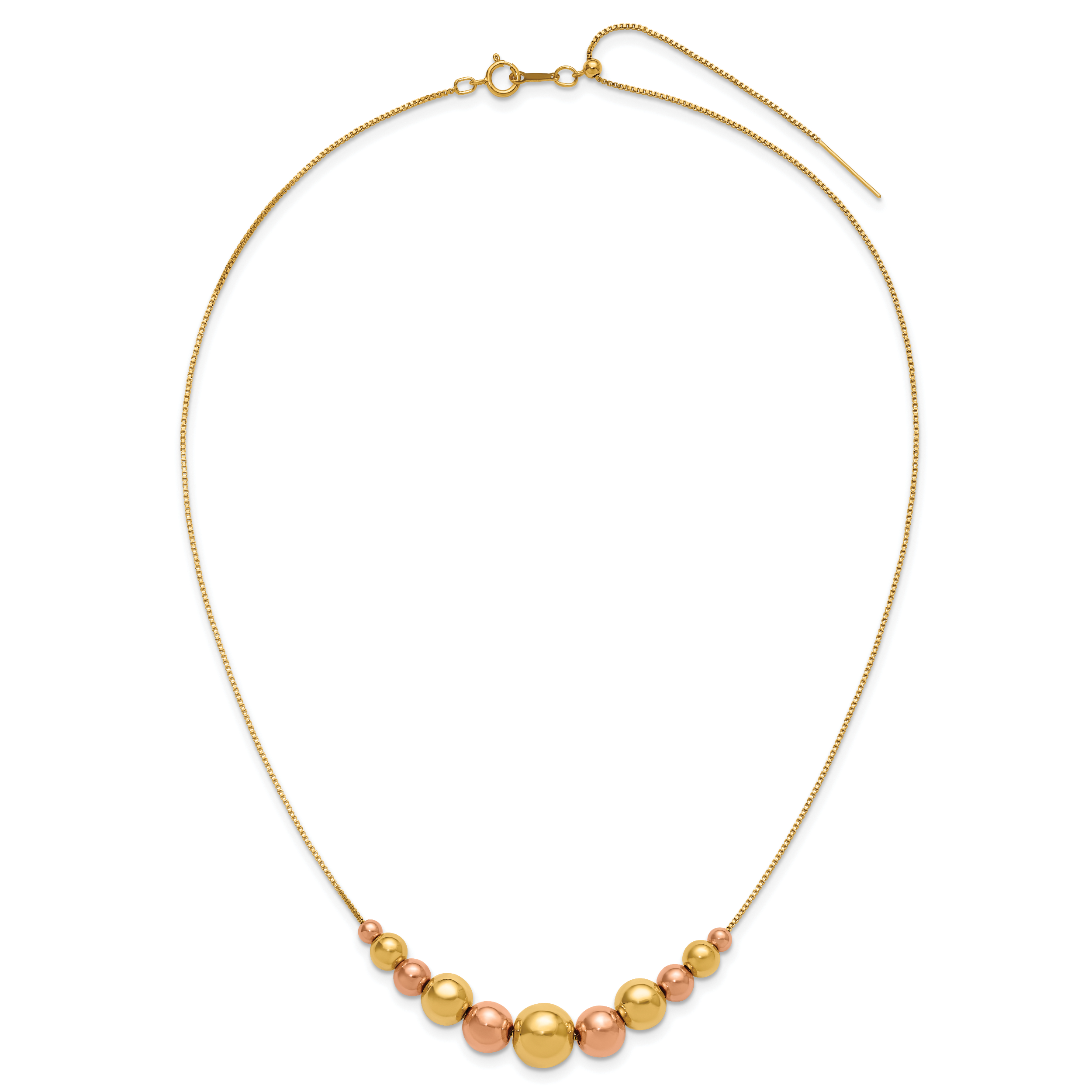 1/20 14K Gold Filled .90mm Adjustable Add-A-Bead Box Chain