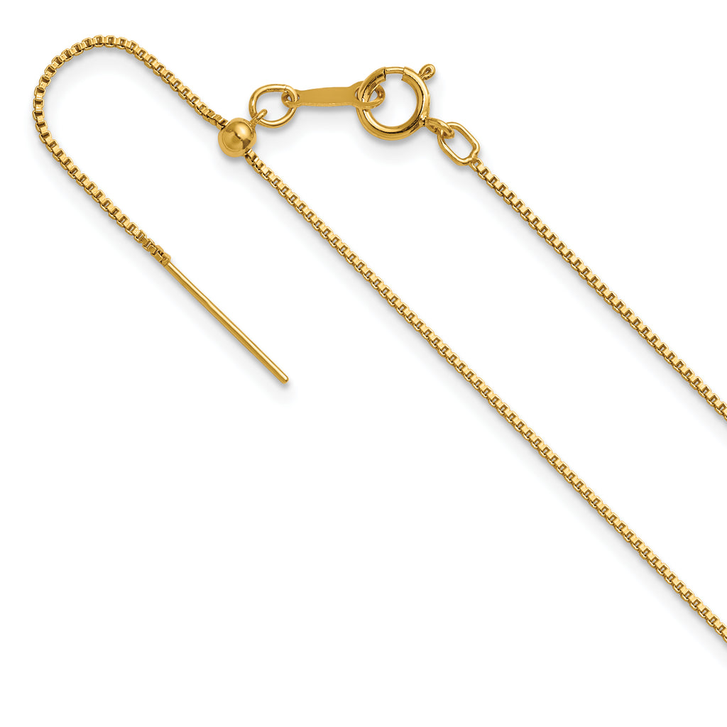 1/20 14K Gold Filled .90mm Adjustable Add-A-Bead Box Chain