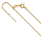 1/20 14K Gold Filled .90mm Adjustable Add-A-Bead Box Chain